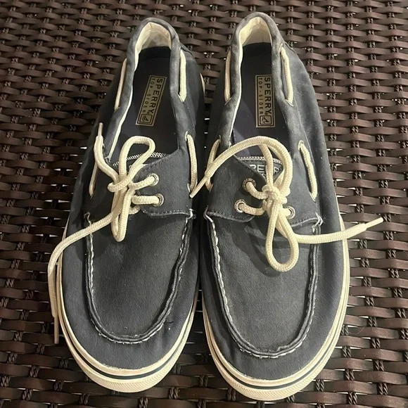 Sperrys top slider, boat shoe navy and white size 10 M - Picture 1 of 8